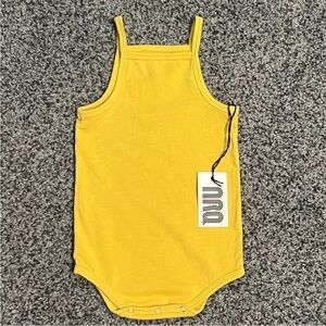 ARQ Baby Yellow Bodysuit Size 18-24 Months NWT